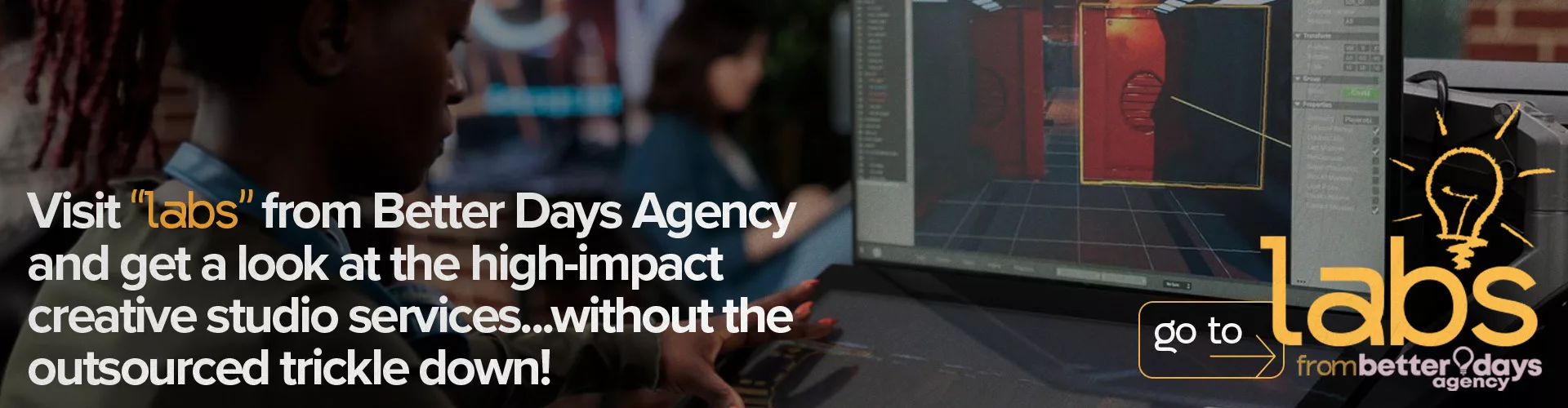 labs by Better Days Agency Site Link Banner